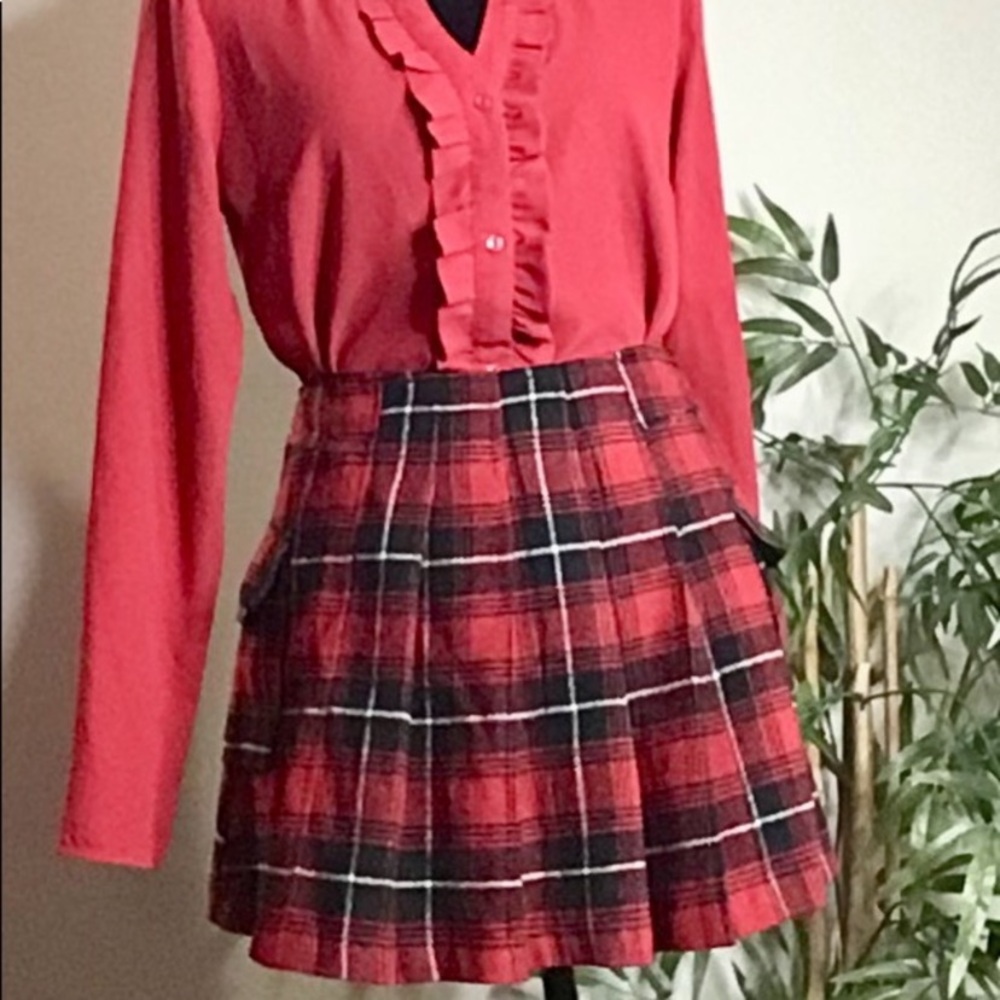 forever 21 plaid skirt